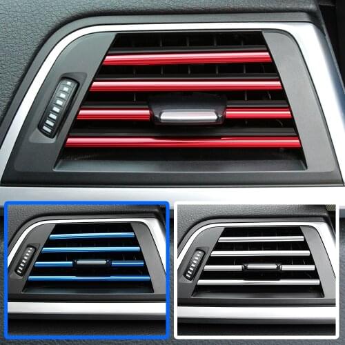 Car Air Conditioner Outlet Vent Grille Decoration Strip for JEEP Grand Cherokee Commander Renegade Wrangler Compass Patriot FIAT
