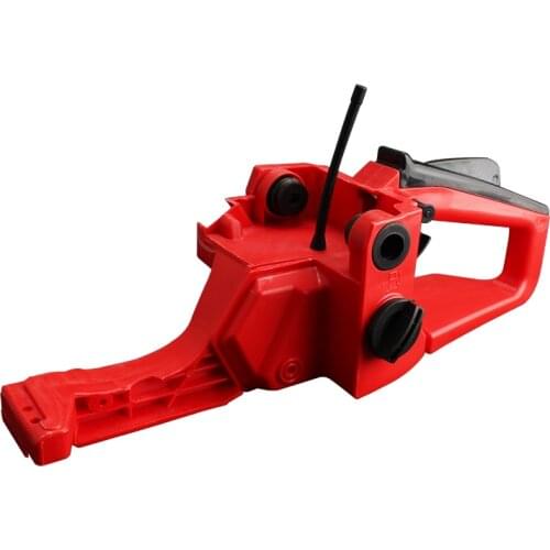 Chainsaw Fuel Tank Assembly Fuel Tank Back Rear Handle Fit for 52/58/59 Chain Saw Fuel Gas Tank Housing Assembly Replacement