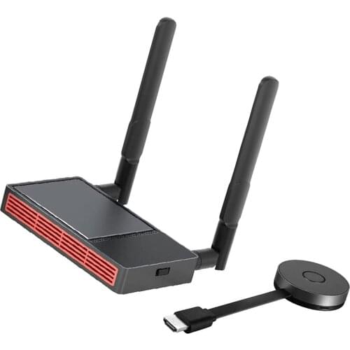 Wireless Transmitter and Receiver Kits 4K Wireless Display Dongle Adapter Extender Display Mirroring Screen for Laptops PC Phone