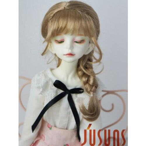 JD413 1/8 1/6 Pretty Princess braid BJD wigs 5-6inch 6-7 inch synthetic mohair doll wig fashion doll accessories