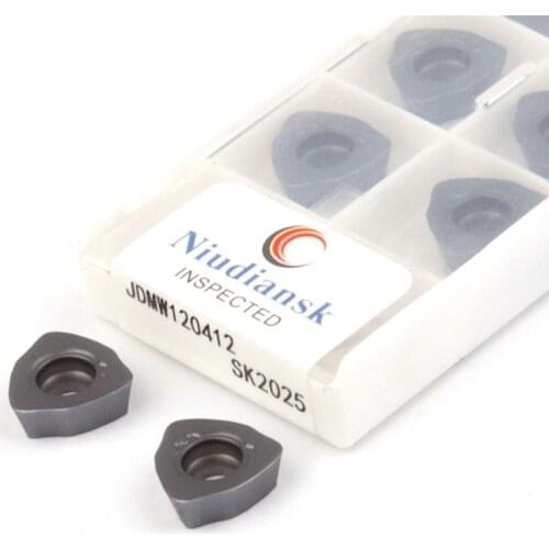 10Pcs JDMW120412 JDMW140520 SK2025 CNC Lathe Milling Cutter Carbide Inserts Steel Stainless Steel Cast Iron General Purpose Tool