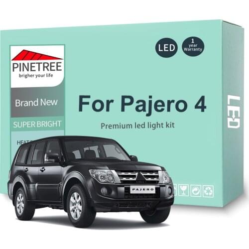 15Pcs Led Interior Light Kit For Mitsubishi Montero Shogun Pajero 4 V80 V93 V97 V98 2007-2020 Led Bulbs Canbus No Error