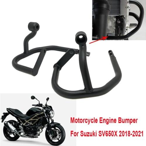 New Motorcycle Highway Engine Guard Bumper Crash Bars Stunt Cage Frame Protector For Suzuki SV650X 2018 2019 2020 2021