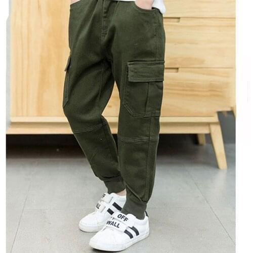 New 2021 Baby Boys Clothing Suits Spring Autumn Kids Pants Casual Baby Boy Letter Long Trousers For Age 3T 4 6 8 10 12 14Yrs