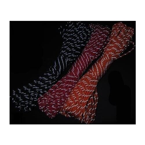 31M Paracord 550 Reflective Paracord Parachute Cord Lanyard Rope Mil Spec Type III 9 Strand Climbing Camping Survival Paracord