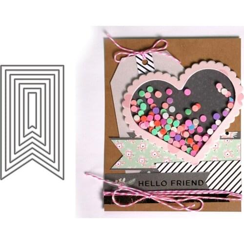 Label Frame Metal Cutting Dies for Scrapbooking Handmade Tools Mold Cut Stencil New DIY Card Make Mould Model Craft Decoration