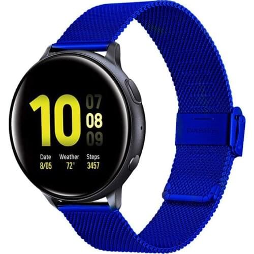 Automatic Adsorption Watch Strap Milanese Metal Magnetic Stainless Steel Bracelet Wristband Suitable for Samsung Galaxy Watch