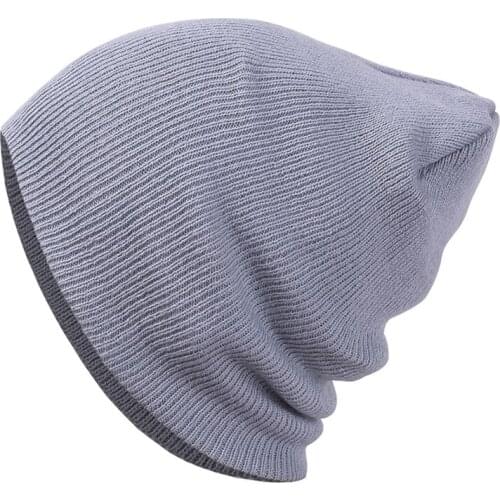 Hip Hop Hat Womens Winter Cap For Boys Unisex Wool Solid Warm Knitted Hat Female 2020 Casual Skullies Beanies Men