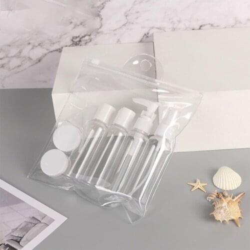 Convenient Travel Set Bottle Cosmetics Skin Care Spray Plastic Storage Container Outdoor Travel Wash Bag Supplies For Men Women