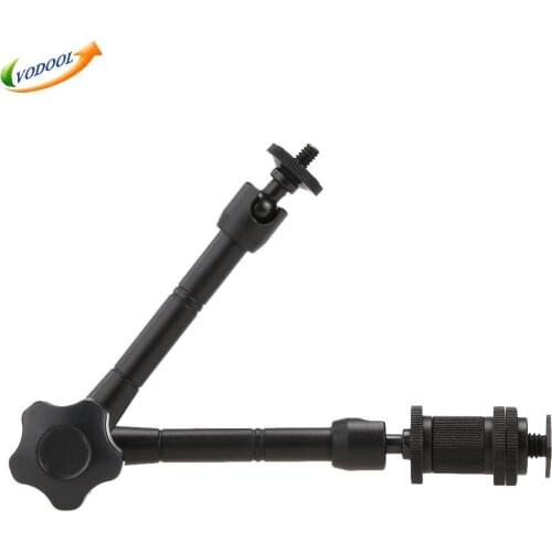 High Quality 11" Adjustable Friction Articulating Magic Arm For DSLR Camera Camcorder LCD Monitor LED Flash Aluminum Alloy