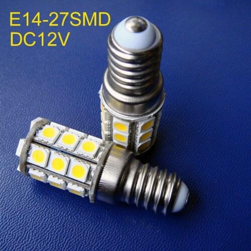 High quality E14 led lights 12v, 5050 3 chips DC12V E14 led bulbs,Led E14 decorative light E14 led lamps free shipping 50pcs/lot