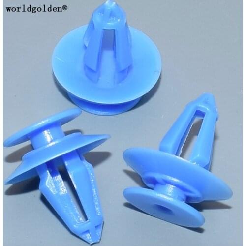 Worldgolden 100pcs auto fasteners Trim Panel Retainer for Audi#7L5853994 VW#7701053516 Renault#7701057715