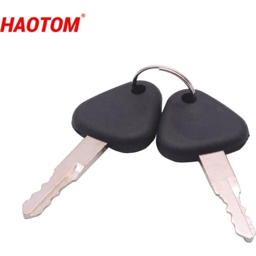2PCS 777 Key For Volvo Excavator & Heavy Equipment Ignition Switch Starter Replacement Fit Many Models