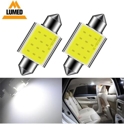 1pcs C5W LED Car light Bulb LED Auto Interior Side light Festoon Dome Reading Lamp Aluminum DC12V