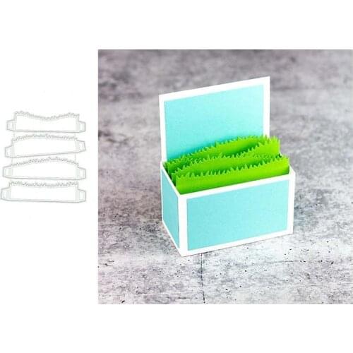 2021 New Arrival Lawn Dividing Line Metal Cutting Dies Stencil Scrapbooking Craft Die Cut Card Make Mould Sheet Decor Template