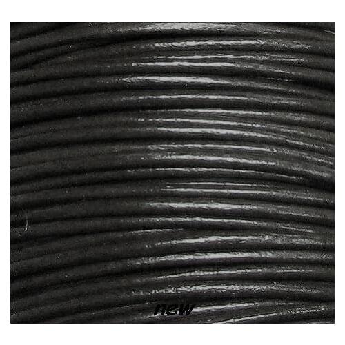 3mm mix multicolor Jewelry Black brown white COFFEE COW real Round Genuine Leather cords Necklace Bracele crystal