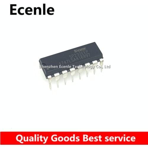 5 Pcs/Lot SP232EEP DIP-16 RS-232 Interface IC RS232 ESD +/-15KV temp -40C to 85C 100% New&Original