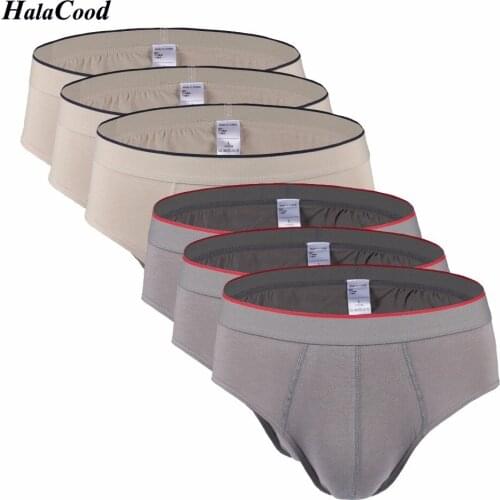 6Pcs/Lot Briefs Men Underwear Mens Briefs Cueca Sexy Shorts Mens Breathable Underpants Men Underwear Plus Size Male Panties Fat