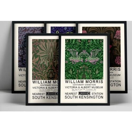 William Morris Abstract Vintage Painting Exhibition Canvas Posters and Prints Museum Modern Gallery Wall Art Picture Home Decor