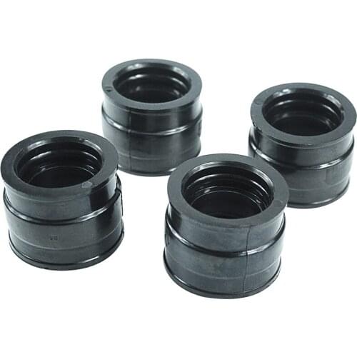 4 pcs Carburetor Rubber Intake Manifold Pipe Interface Adapter for Honda CB650 CB 650 CB650SC RC03 1979 1980 1981 1982