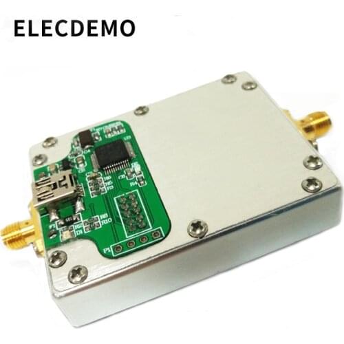 ADF4351 phase-locked loop signal source frequency synthesizer with microcontroller control with cavity RF PLL