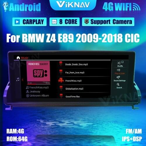 10.25 inch Android 10.0 Car Radio ​For BMW Z4 E89 2009-2018 CIC With screen DVD Multimedia Player GPS Navigation 2din