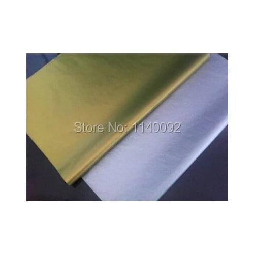 Free shipping 50x70cm DIY golden printing gift craft clothing shoes bag packing paper/christmas festival wedding packaging paper