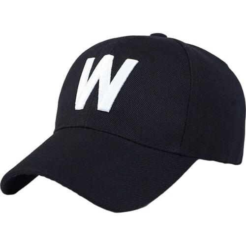 W Letter Printed Fashion Baseball Caps Women Shade Hat Adjustable Adult Baseballs Hat Hip-Hop Cap кепка мужская Dropshipping