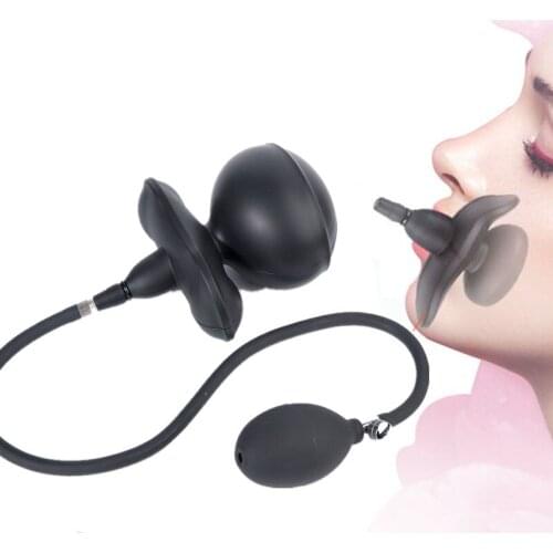 Huge Inflatable Gag Silicone Strapless Open Mouth Expansion Ball Slave BDSM Restraint Bondage Adult Game Sex Toys For Couples