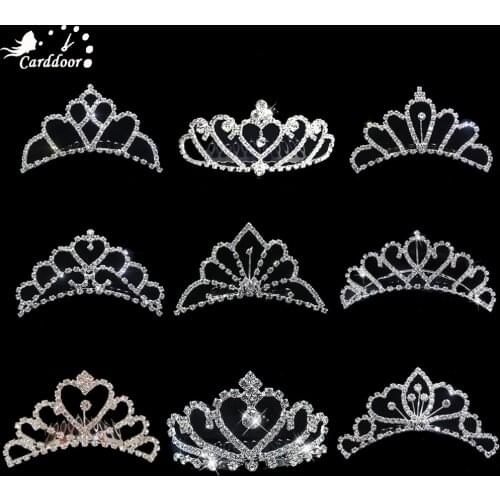Carddoor Fashion Crystal Hair Combs Rhinestone Bridal Tiaras and Crowns Wedding Hair Jewelry Prom Wedding Party Hair Accessories