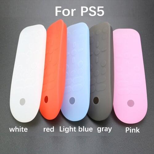 JCD 1PCS New Drop-proof Washable Game Console Remote Control Cover Silicone Protective Case Sleeve for PS5 Remote Control