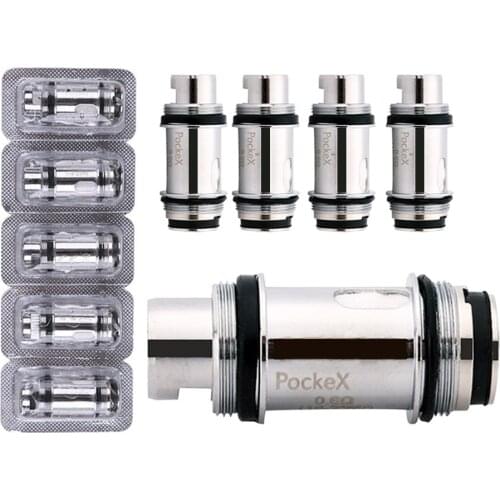 5pcs/box PockeX Coil 0.6ohm 1.2 Ohm U-Tech Replacement Head KA1 Wire for Pocket AIO Sub Kit