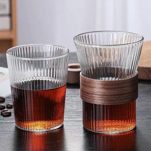 Holaroom Creative Can Shape Tea Juice Milk Glass Cup Coffee Mug Wine Glass Drink Cup High Borosilicate Glass Drinkware Durable