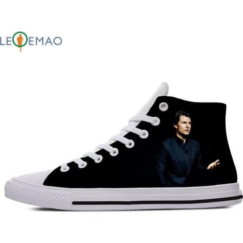 Custom Spring Autumn Canvas Sneakers Tom Cruise High Quality Handiness Flats Mens Casual Shoes Comfortable Big White Zapatillas