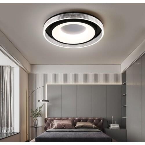 Black/White/Gold Round Shape Indoor Lamps Simple Style Creative Decoration Light Modern LED For Children Room Study Living