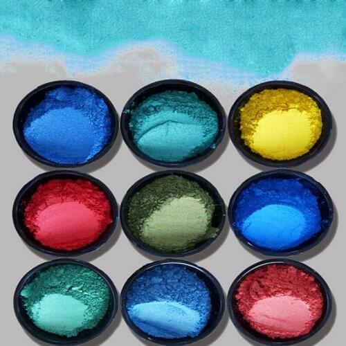 Lot Color DIY Powder Healthy Natural Mineral Mica Powder DIY Pigment Colorant Makeup Eyeshadow Soap Powder For Lips Make Up