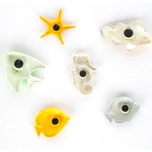 Fridge Magnet 6 Piece Fish Set Magnet decorative objects Декоративные элементы Objetos decorativos