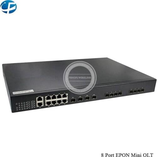 Mini OLT 10G 8Port EPON With 8pcs SFP Moudle