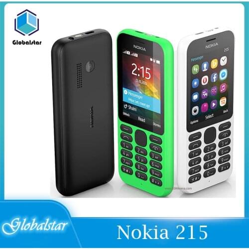 Nokia 215 Refurbished mobile phones Original Dual sim Card 2G GSM 1100mAh Unlocked Cheap Celluar Phone Dual SIM pictures