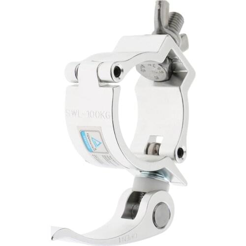 Small Aluminum Hook Clamp Truss Clamp Fit 48mm-51mm OD Tubing