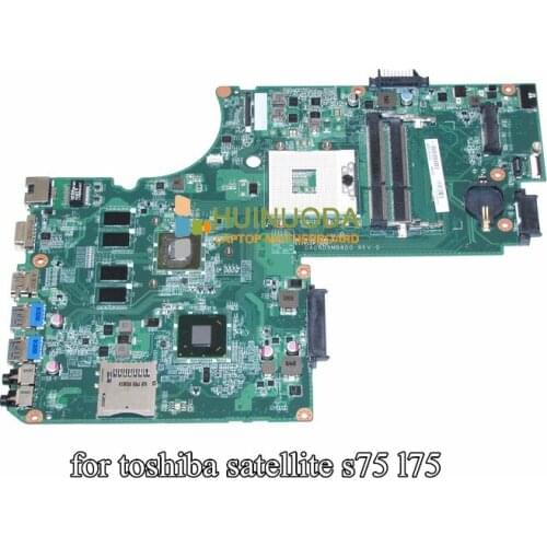 NOKOTION DA0BD5MB8D0 A000243200 Main Board For Toshiba Satellite S75 L75 Laptop Motherboard 17.3 inch GeForce GT740M HD4000 DDR3