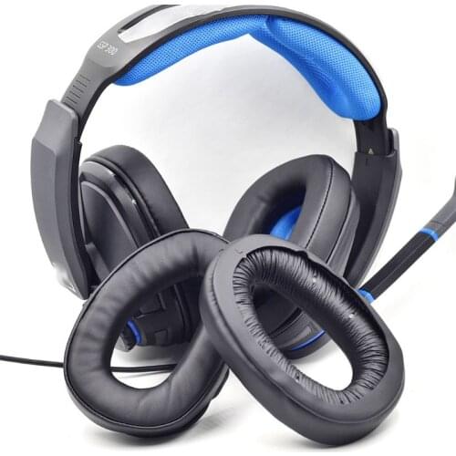 New Ear Cushions For Sennheiser GSP 350 300 301 302 303 GSP300 Ear Cushions Earmuffs Replacement Cups