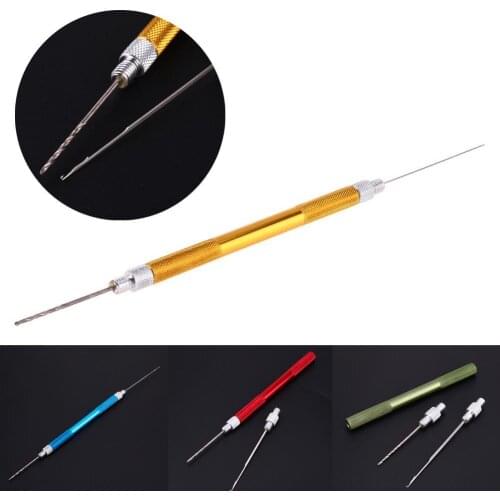 Protable Ocean Boat Rock Beach Fishing Aluminum Alloy Boilie Bait Needle Drill Rotary Baiting Tool Carp Fishing Accessories
