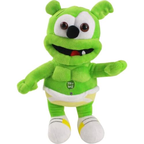 30cm Gummy Bear Voice Pet Plushie Dolls Funny Bear Plush Toys Sounding Peluche Soft Stuffed Lovely Baby Toys Best Gifts for Kids