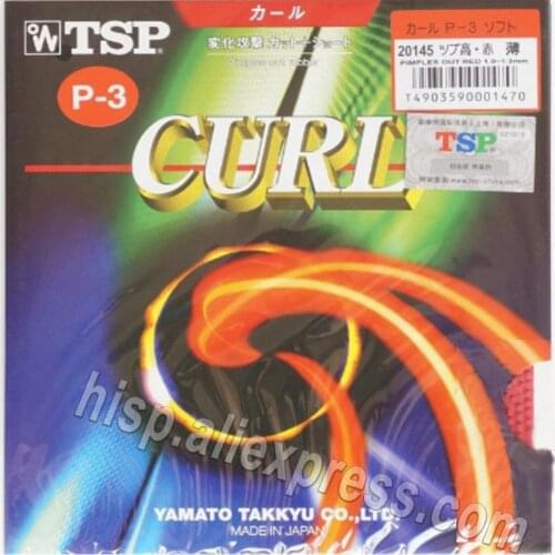 Original TSP CURL P-2 T-20125 CURL / P-3 T-20145 long pimples table tennis rubber table tennis rackets racquet sprots