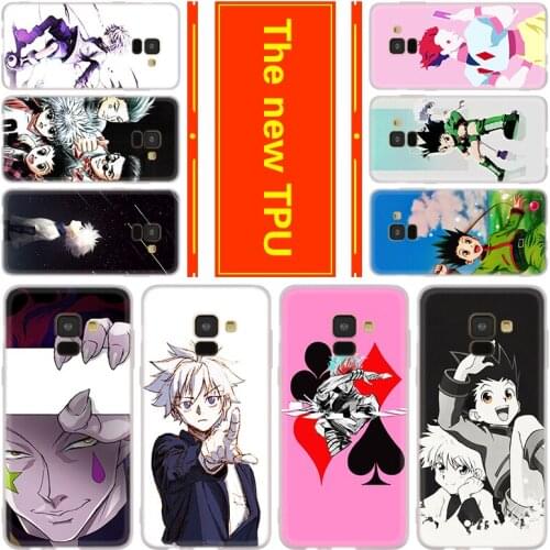 Phone for Samsung Galaxy A50 A10 A20 A30 A60 A70 a750 a6 a8 a9 a7 2018 Plus a3 a5 a7 2016 2017 Cover Case Hunter X Hunter Anime