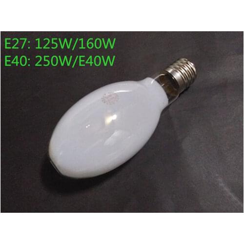 2pcs E27 self-ballasted mercury bulb self ballast mercury bulb Self-contained ballast E40 Fluorescent light bulb