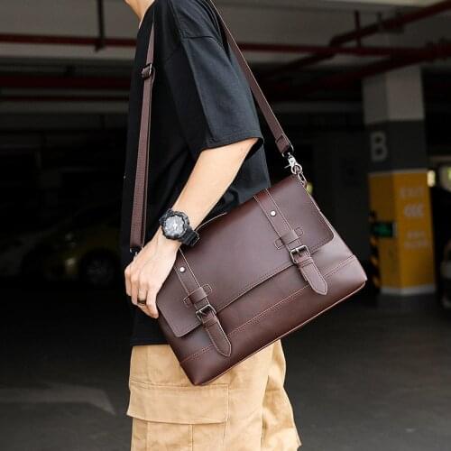 Tidog korean fashion Retro leisure handbag briefcase