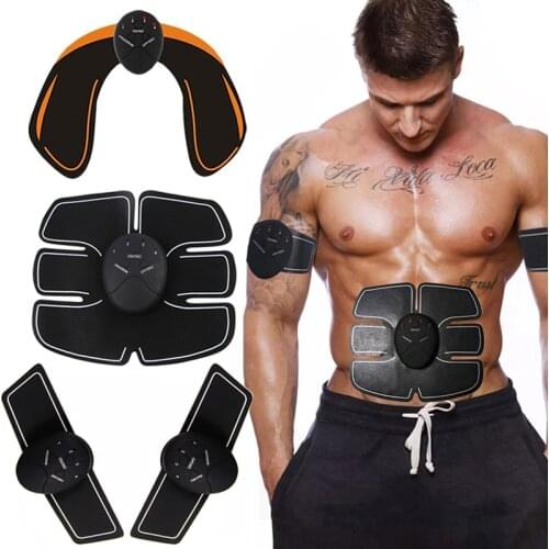 Abdominal Muscle Trainer Ems Hip Muscle Stimulator Body Slimming Fitness Electrostimulation Abdomen Arm Exercise Gym Equiment