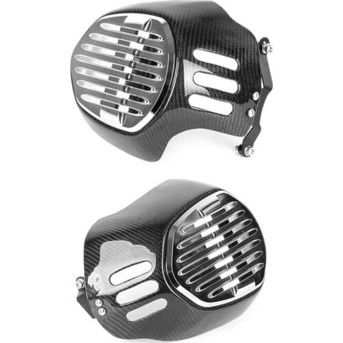 Carbon Fiber Motorcycle Cylinder Head Guards Protector Cover For BMW R1200GS 2010-2012 R NINET 2014-2017